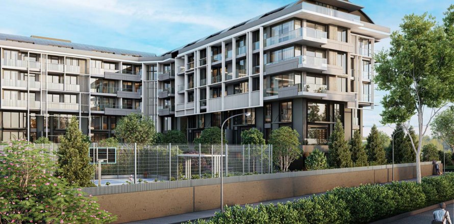 1+1 Lägenhet i Loft Royal, Konyaalti, Antalya, Turkiet Nr. 147672
