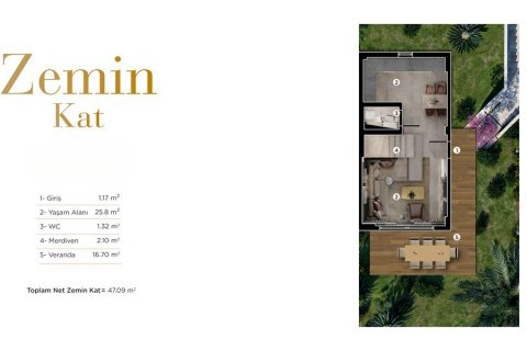 Villa 2+1 Bodrum, Muğla, Türkiye №190633 - 23