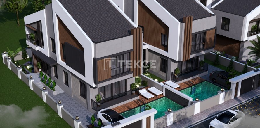 4+1 Villa  i Dosemealti, Antalya, Tyrkia Nr. 131396