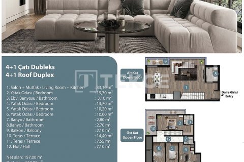 Dubleks daire 4+1 Antalya, Türkiye №211382 - 25