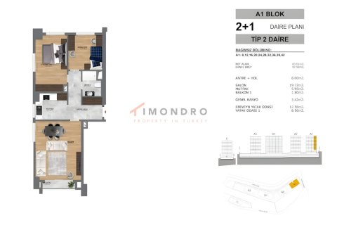 Apartment for sale in Eyup, Istanbul, Turkey, 2 bedrooms, 96m2, No. 151614 – photo 16