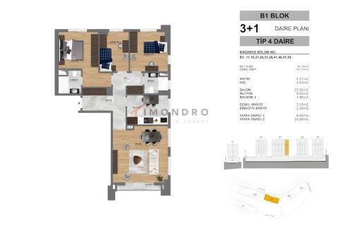 1+1 Lejlighed  i Eyup, Istanbul, Tyrkiet Nr. 151613 - 24