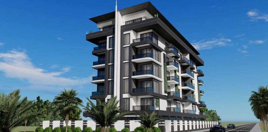 1+1 Lejlighed  i Alanya, Antalya, Tyrkiet Nr. 114455