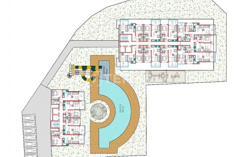 1+1 Leilighet i Alanya, Antalya, Tyrkia Nr. 44386 - 2