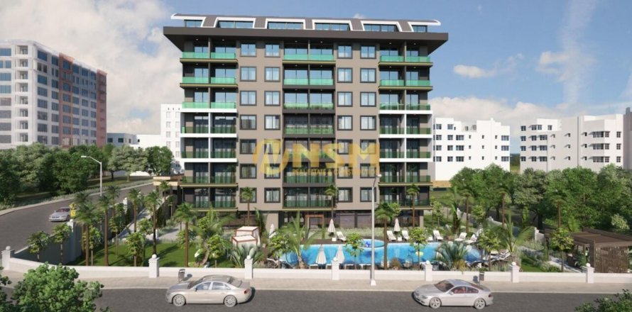 1+1 Lejlighed i Alanya, Antalya, Tyrkiet Nr. 141553