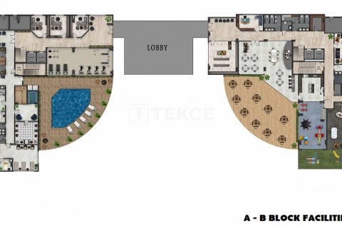 Продажа квартиры в Аланье, Анталье, Турция 1+1, 75м2, №52029 – фото 4