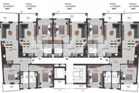 Apartment for sale in Oba, Antalya, Turkey, 1 bedroom, 50m2, No. 116692 – photo 25