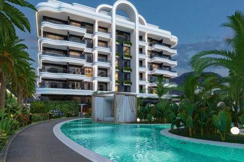 1+1 Lägenhet  i Alanya, Antalya, Turkiet Nr. 113509