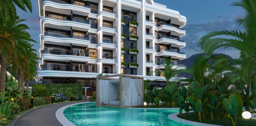 1+1 Apartment in Alanya, Antalya, Turkey No. 113509