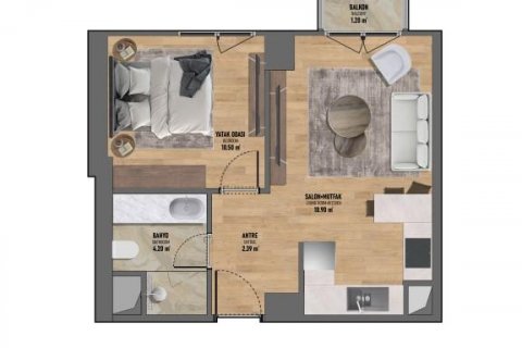 Apartment for sale  in Istanbul, Turkey, 61m2, No. 115224 – photo 22