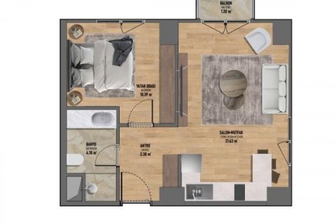 Apartment for sale  in Istanbul, Turkey, 61m2, No. 115224 – photo 23
