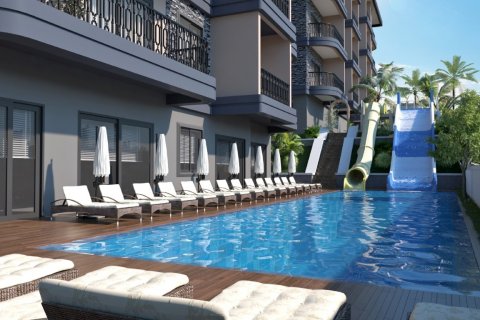 1+1 Leilighet  i Alanya, Antalya, Tyrkia Nr. 133210