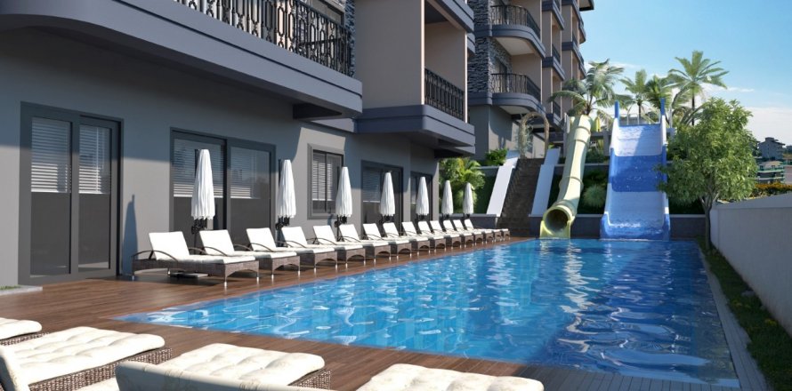 1+1 Lejlighed i Alanya, Antalya, Tyrkiet Nr. 133210