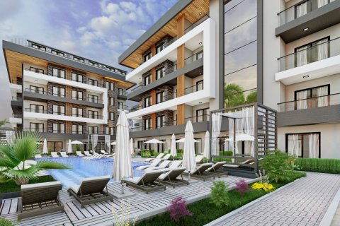 1+1 Lägenhet  i Alanya, Antalya, Turkiet Nr. 133207