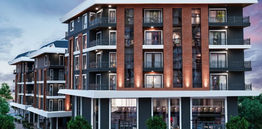 1+1 Lejlighed i Alanya, Antalya, Tyrkiet Nr. 210454