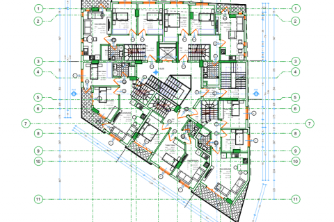 1+1 Lejlighed i Alanya, Antalya, Tyrkiet Nr. 210454 - 29