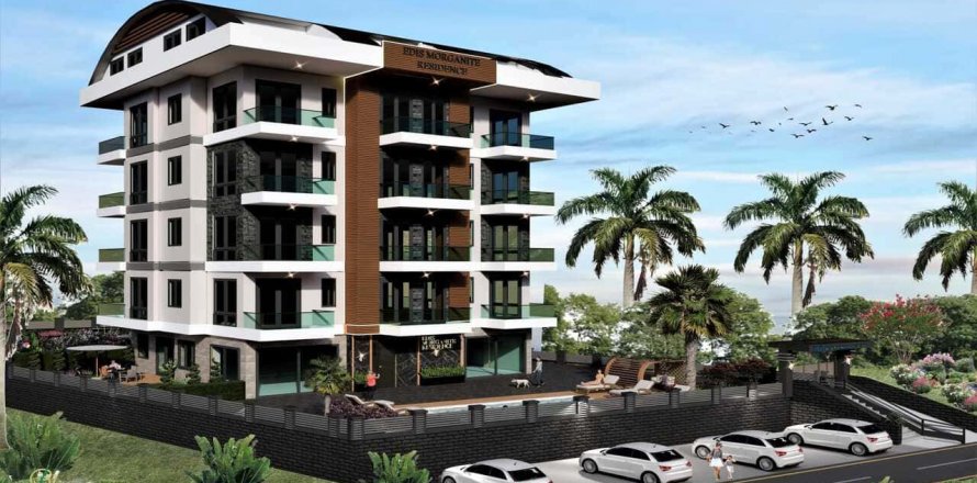 Daire Morganite Residence 2+1, Payallar, Alanya, Antalya, Türkiye №117943