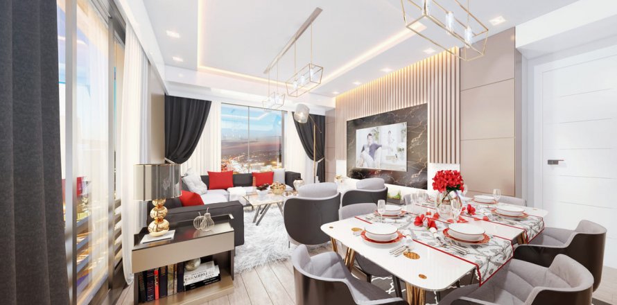 Daire Kanal Ikon 1+1, Küçükçekmece, İstanbul, Türkiye №144128