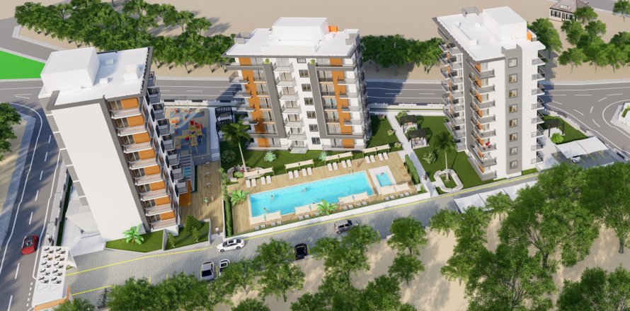 1+1 Lägenhet  i Antalya, Turkiet Nr. 211564