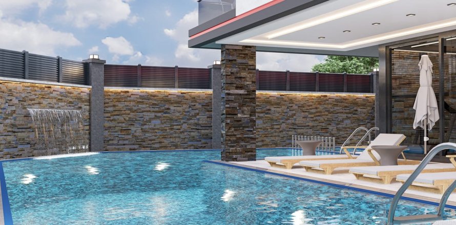 1+1 Lägenhet i Mia Casa Boutique, Mahmutlar, Antalya, Turkiet Nr. 117925