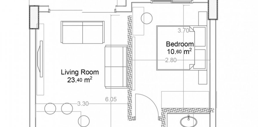Квартира в Yekta Green Life Gazipasa Residence 1+1, Газипаша, Анталья, Турция №193335