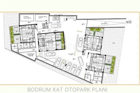 1+1 Leilighet i Bodrum, Mugla, Tyrkia Nr. 194169 - 18