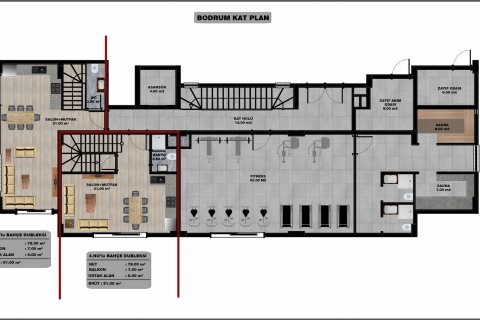 2+1 Leilighet i Oba, Antalya, Tyrkia Nr. 110974 - 6
