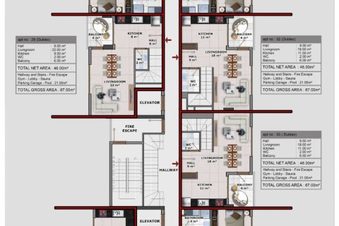 Apartment for sale in Oba, Antalya, Turkey, 2 bedrooms, 147m2, No. 110975 – photo 12