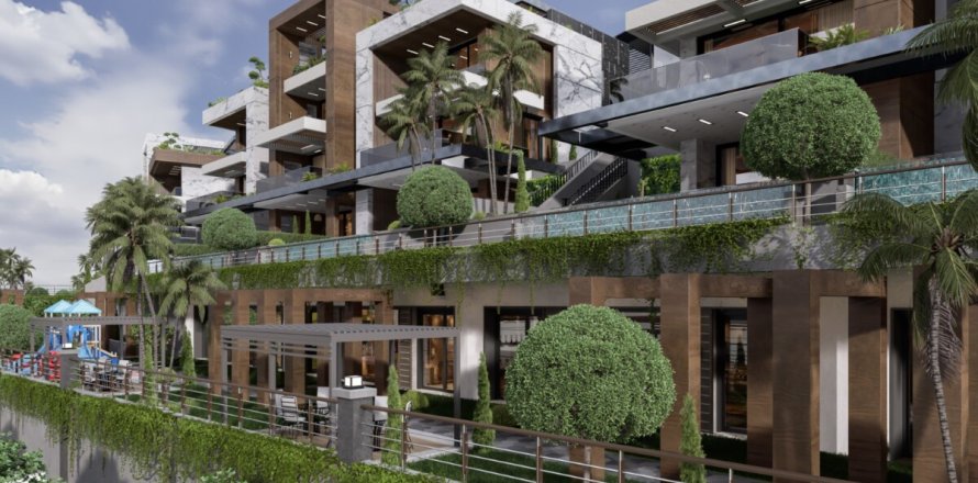 Villa i Alanya, Antalya, Tyrkia Nr. 153408