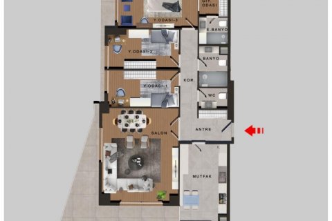 Leilighet i Bueyuekcekmece, Istanbul, Tyrkia Nr. 147594 - 21