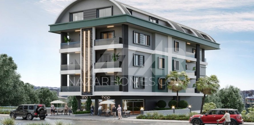 1+1 Leilighet  i Oba, Antalya, Tyrkia Nr. 116689