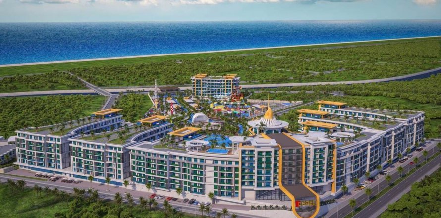 3+1 Lägenhet  i Alanya, Antalya, Turkiet Nr. 117901
