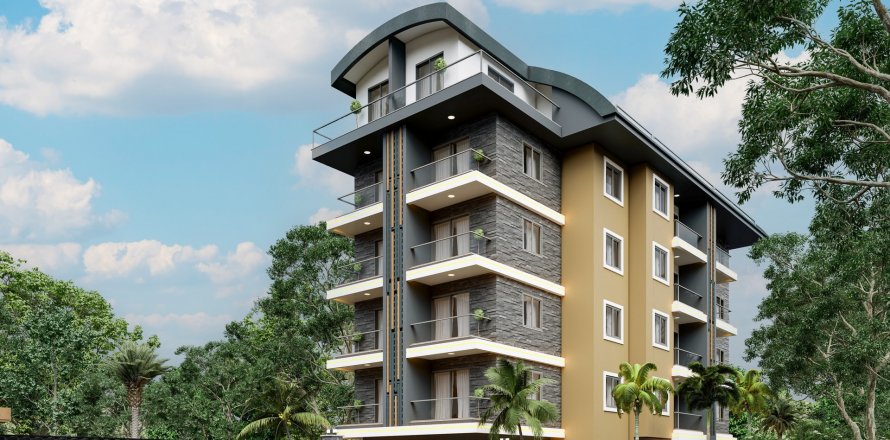 1+1 Leilighet  i Oba, Antalya, Tyrkia Nr. 111243