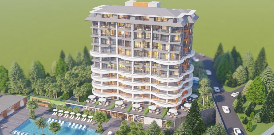 Квартира  3+1 в Демирташе, Аланья, Анталья, Турция №112176