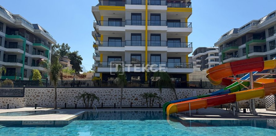 1+1 Apartment  in Alanya, Antalya, Turkey No. 47732