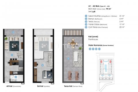 1+1 Lägenhet i Girne, Nr. 150039 - 20