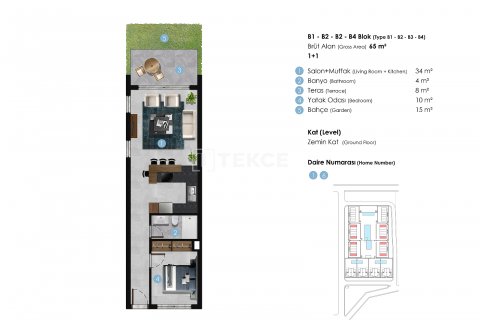 1+1 Lägenhet i Girne, Nr. 150039 - 22