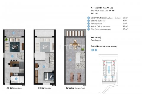 1+1 Lägenhet i Girne, Nr. 150039 - 19
