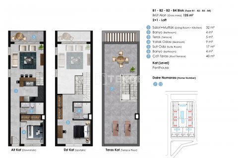 1+1 Lägenhet i Girne, Nr. 150039 - 23
