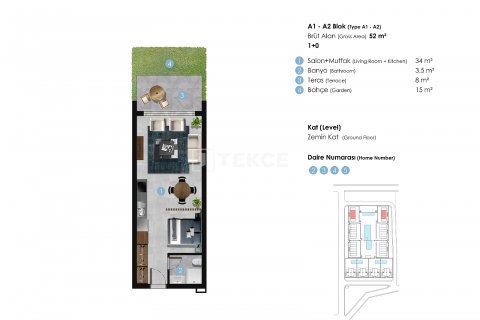 1+1 Lägenhet i Girne, Nr. 150039 - 18