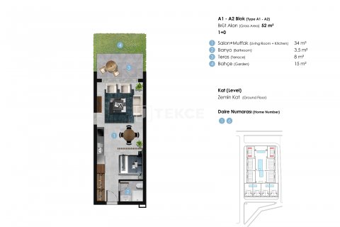 1+1 Lägenhet i Girne, Nr. 150039 - 17