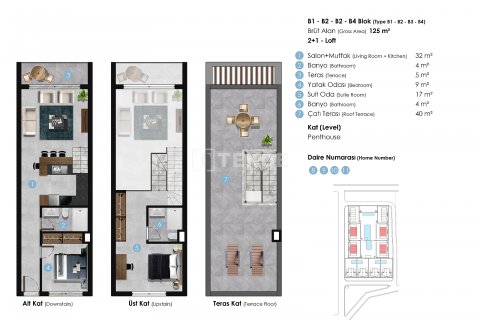 1+1 Lägenhet i Girne, Nr. 150039 - 24