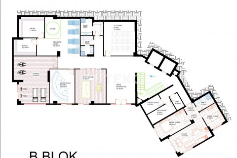 1+1 Wohnung  in Alanya, Antalya, Türkei Nr. 116979 - 21