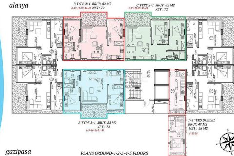 Apartment for sale in Alanya, Antalya, Turkey, 2 bedrooms, 95m2, No. 43648 – photo 19