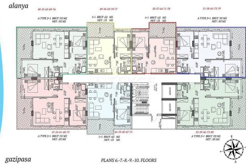 Apartment for sale in Alanya, Antalya, Turkey, 2 bedrooms, 95m2, No. 43648 – photo 20