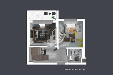 Продажа пентхауса в Газипаше, Анталье, Турция 2+1, 100м2, №112905 – фото 28