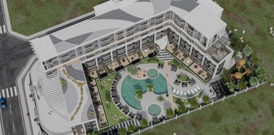 1+1 Lejlighed i Lara, Antalya, Tyrkiet Nr. 137086