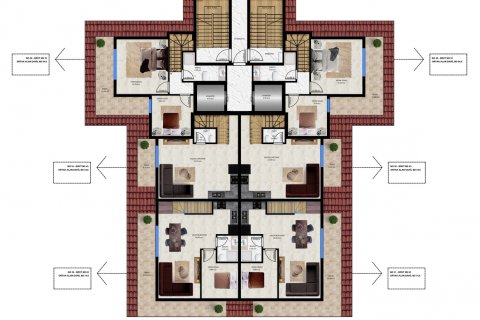 2+1 Leilighet i Avsallar, Antalya, Tyrkia Nr. 110952 - 22