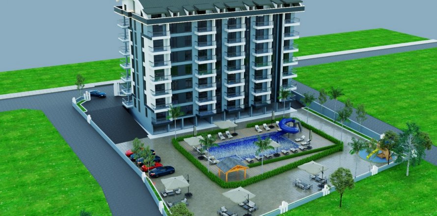 Квартира 3+1 в Газипаше, Анталья, Турция №116065