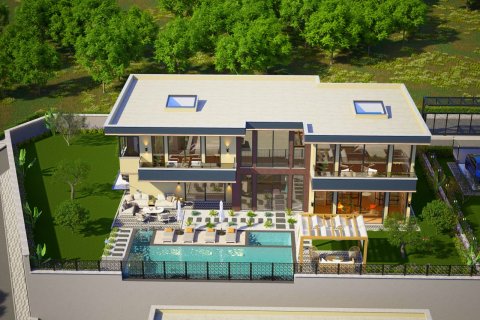 3+1 Villa  i Kargicak, Alanya, Antalya, Tyrkiet Nr. 193537 - 12